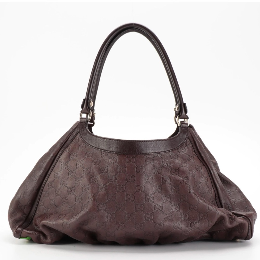 Gucci Abbey D-Ring Large Hobo Bag Brown Guccisma Leather - Picture 4 of 13